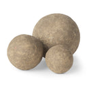 Sunita Set of 3 Gray Paper Mache Orbs - Default Title