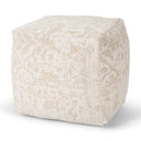 Khloe Small Cream Pouf - Default Title
