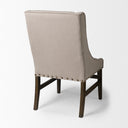 Kensington I Beige Fabric and Solid Wood Dining Chair - Default Title