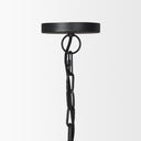 Karina 24 Round Matte Black Hammered Metal Dome Pendant Light - Default Title