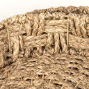 Haini Set of 2 Large Basketweave Seagrass Trays w Loop Handles - Default Title