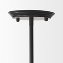 Farrah Frosted Glass Globe set in Matte Black Metal Pendant Ceiling Light - Default Title