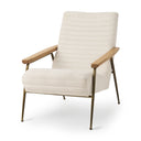 Grosjean Cream Boucle Accent Chair - Default Title