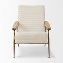 Grosjean Cream Boucle Accent Chair - Default Title