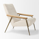 Grosjean Cream Boucle Accent Chair - Default Title