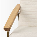 Grosjean Cream Boucle Accent Chair - Default Title
