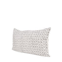 Jayden Cream w Black Print Linen Lumbar Decorative Pillow Cover - Default Title