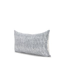 Janelle Cream w Indigo Print Linen Lumbar Decorative Pillow Cover - Default Title