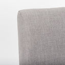 Palisades Grey Fabric Wrap Brown Wooden Frame Dining Chair - Default Title