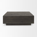 Hayden Dark Brown Wood Square Coffee Table - Default Title