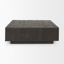 Hayden Dark Brown Wood Square Coffee Table - Default Title