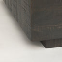 Hayden Dark Brown Wood Square Coffee Table - Default Title