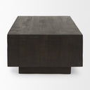 Hayden Dark Brown Wood Rectangular Coffee Table - Default Title