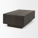 Hayden Dark Brown Wood Rectangular Coffee Table - Default Title