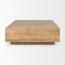 Hayden Light Brown Wood Square Coffee Table - Default Title