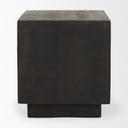 Hayden Dark Brown Wood EndSide Table - Default Title
