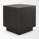 Hayden Dark Brown Wood EndSide Table - Default Title