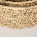 Ayanna Set of 2 Deep Nesting Seagrass Baskets w Handles - Default Title