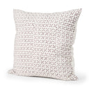 Jayden Cream w Merlot Print Linen Square Decorative Pillow Cover - Default Title