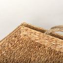 Hona Set of 2 Large Recatangular Nesting Water Hyacinth Trays - Default Title