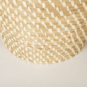 Kalopa Set of 2 Seagrass Floor Baskets w Flat Handled Lid - Default Title
