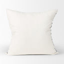 Jolie Cream w Black Print Linen Square Decorative Pillow Cover - Default Title
