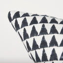 Jolie Cream w Black Print Linen Square Decorative Pillow Cover - Default Title