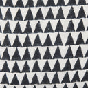 Jolie Cream w Black Print Linen Square Decorative Pillow Cover - Default Title