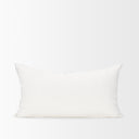 Jolie Cream w Black Print Linen Lumbar Decorative Pillow Cover - Default Title