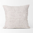Jayden Cream w Merlot Print Linen Square Decorative Pillow Cover - Default Title