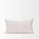 Jayden Cream w Merlot Print Linen Lumbar Decorative Pillow Cover - Default Title