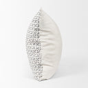 Jayden Cream w Black Print Linen Square Decorative Pillow Cover - Default Title