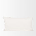 Jayden Cream w Black Print Linen Lumbar Decorative Pillow Cover - Default Title