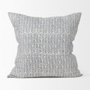 Jennelle Cream w Indigo Print Linen Square Decorative Pillow Cover - Default Title