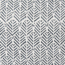 Jennelle Cream w Indigo Print Linen Square Decorative Pillow Cover - Default Title
