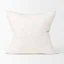 Jenna Cream w Black Print Linen Square Decorative Pillow Cover - Default Title