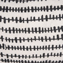 Jenna Cream w Black Print Linen Lumbar Decorative Pillow Cover - Default Title
