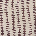 Jenna Beige w Merlot Print Linen Square Decorative Pillow Cover - Default Title