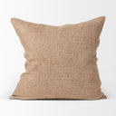 Jacklyn Brown Linen Square Decorative Pillow Cover - Default Title