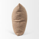 Jacklyn Brown Linen Square Decorative Pillow Cover - Default Title