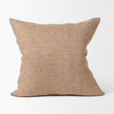 Jacklyn Brown Linen Square Decorative Pillow Cover - Default Title