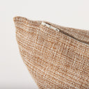 Jacklyn Brown Linen Square Decorative Pillow Cover - Default Title