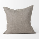 Jacklyn Grey Linen Square Decorative Pillow Cover - Default Title
