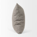 Jacklyn Grey Linen Square Decorative Pillow Cover - Default Title