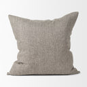 Jacklyn Grey Linen Square Decorative Pillow Cover - Default Title