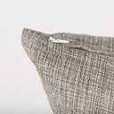 Jacklyn Grey Linen Square Decorative Pillow Cover - Default Title