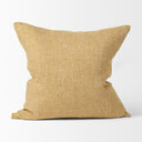 Jacklyn Mustard Linen Square Decorative Pillow Cover - Default Title