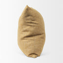 Jacklyn Mustard Linen Square Decorative Pillow Cover - Default Title