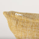 Jacklyn Mustard Linen Square Decorative Pillow Cover - Default Title