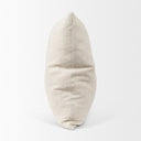 Jacklyn Cream Linen Square Decorative Pillow Cover - Default Title